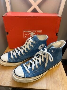 Converse CHUCK 70 HI  “Summer Daze” Canvas AEGEAN STORM/EGRET/BLACK 170965C